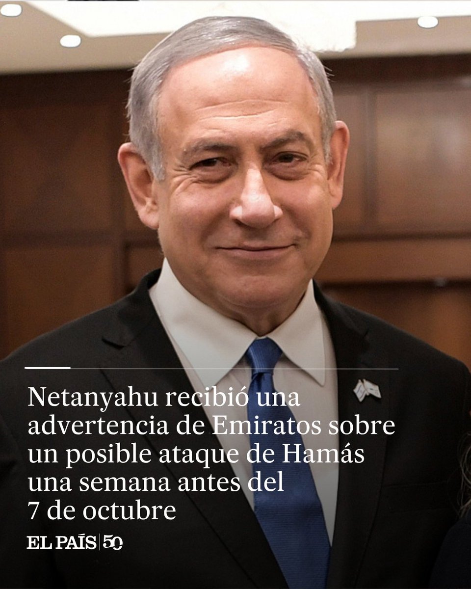 elpais_america's tweet photo. Una investigación del diario israelí ‘Haaretz’ asegura que el primer ministro israelí no compartió la información con sus responsables de seguridad https://t.co/RmMArbkvc8 https://t.co/SxmNRpOKaM