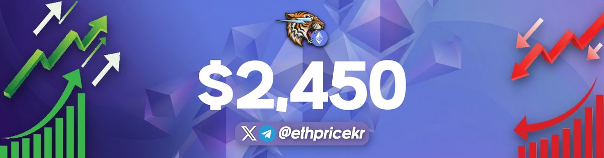 ethpricekr's tweet photo. ⚡️이더리움 $2,450 하회 🔻
현재가: $2,450
국내 거래소 시세
ETH 업비트 3,331,000원 | 빗썸 3,334,000원 https://t.co/wDIQQ9SJOq