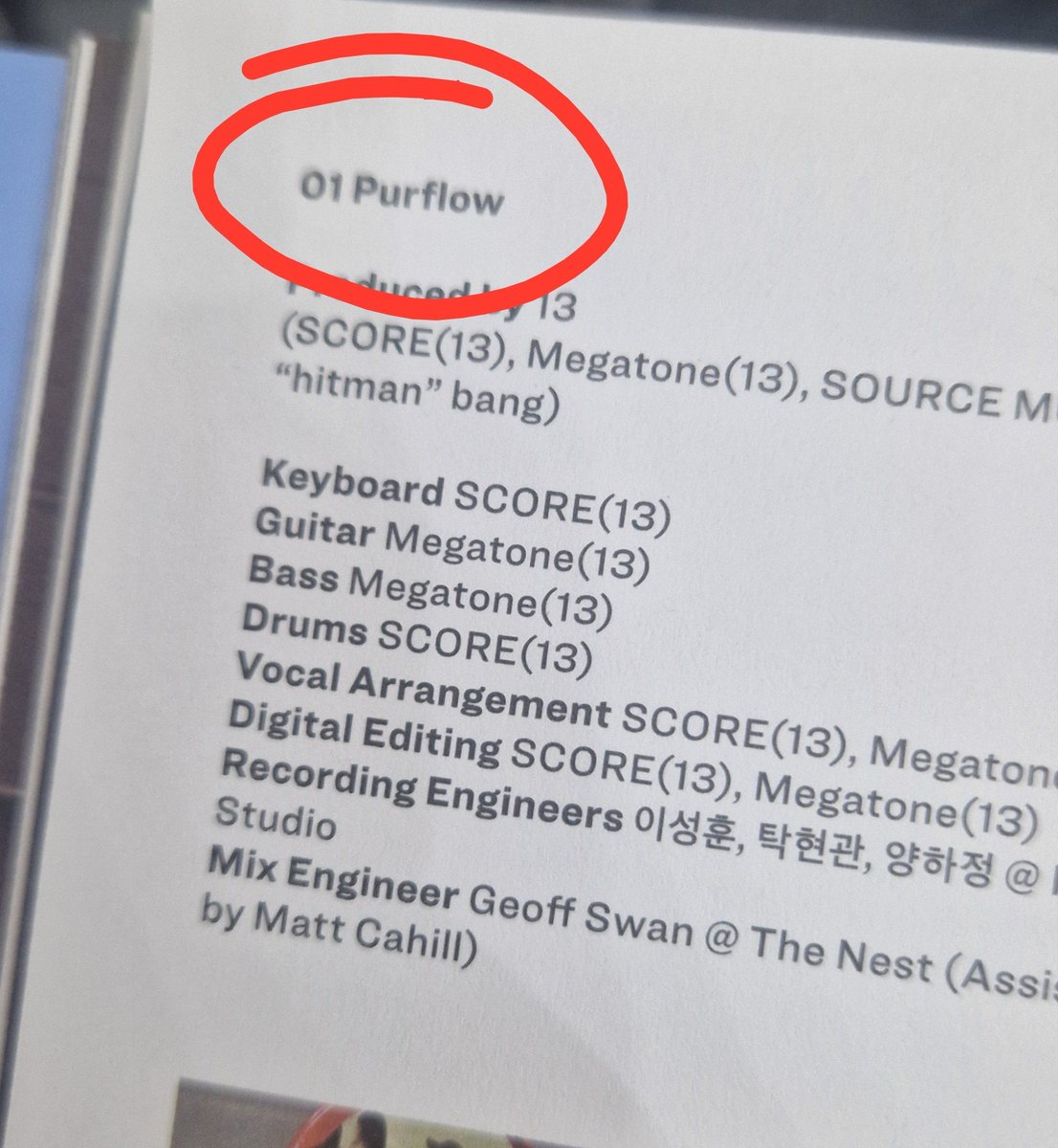 fearnot_aki's tweet photo. i just realised my pureflow album compact version 'clean white' has a typo on page 20. is that normal? does everyone have this mistake or am I the only unlucky one https://t.co/yLFlznvBL2