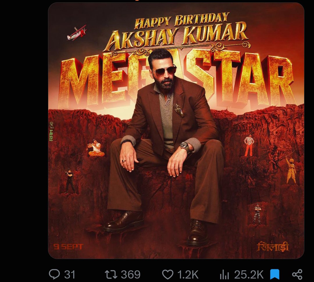 CaptainChris00's tweet photo. Hey bhagwaan, ab kya yahi dekhna rahe gaya is jeevan mein.?? 😭

Pathaan, Jawan, Dunki ~ Organic 😭

Seth ji ~ megastar 😭

#SRK #AkshayKumar 😂🤦‍♂️ https://t.co/jcvIEaB3Cc