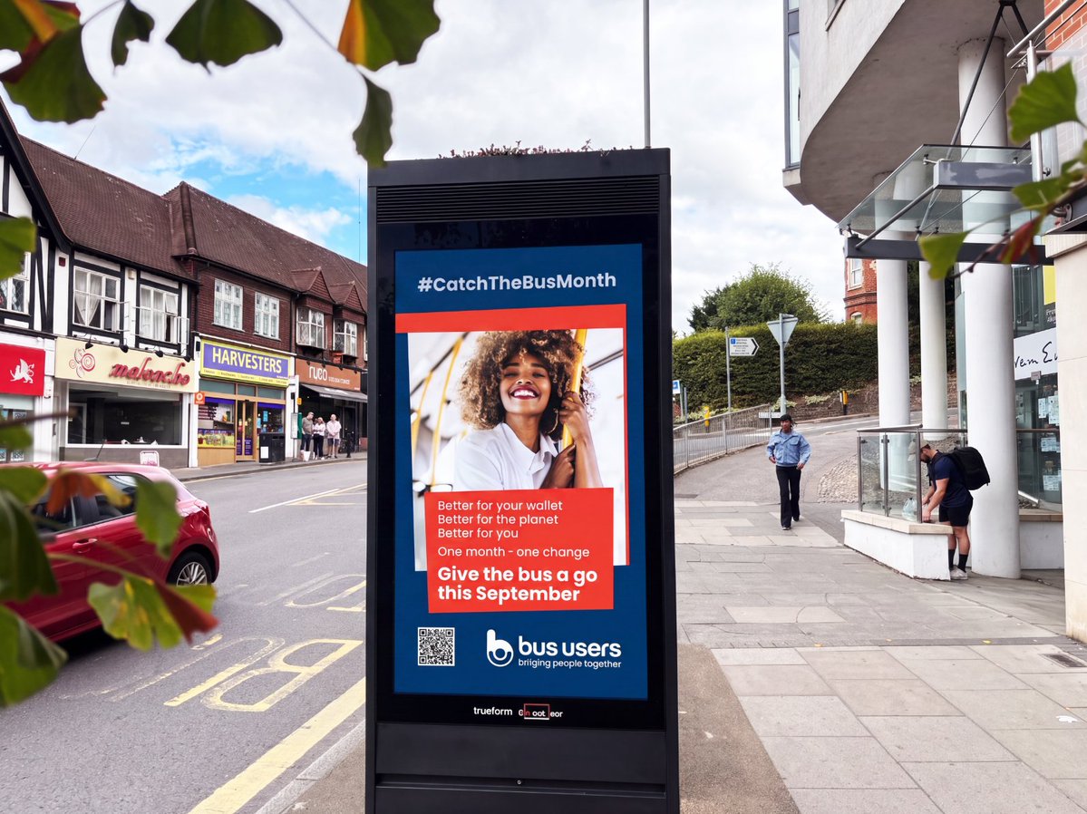 TrueformGroup's tweet photo. Making every bus journey count.
As Lead Campaign Partner for @BusUsersUK  #CatchTheBusMonth 2026, Trueform is helping promote the benefits of bus travel across #Surrey through our digital information screens.
https://t.co/d8JViiy4yj
#PublicTransport #BusTravel #CTBM26 #MDYB26 https://t.co/Y2SVBIxkCL