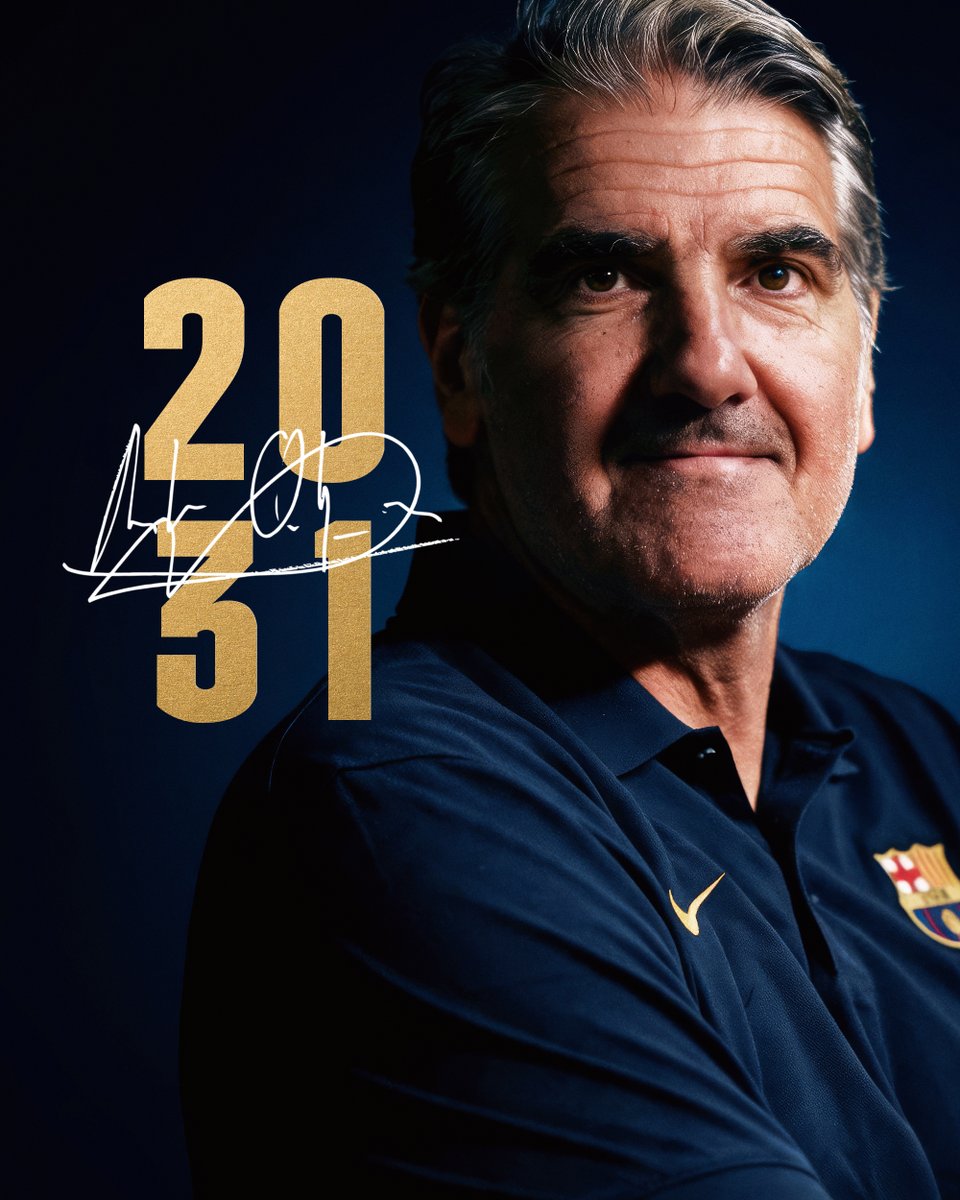 FCBhandbol's tweet photo. ✍️ 𝐂𝐚𝐫𝐥𝐨𝐬 𝐎𝐫𝐭𝐞𝐠𝐚 𝐫𝐞𝐧𝐨𝐯𝐚 𝐜𝐨𝐦 𝐚 𝐞𝐧𝐭𝐫𝐞𝐧𝐚𝐝𝐨𝐫 𝐝𝐞𝐥 𝐁𝐚𝐫𝐜̧𝐚 𝐟𝐢𝐧𝐬 𝐚𝐥 𝟐𝟎𝟑𝟏

🔗 El Club i el tècnic reforcen el projecte amb una ampliació de llarg termini: https://t.co/OTV2FKwdgG https://t.co/WqWRaTFiTa