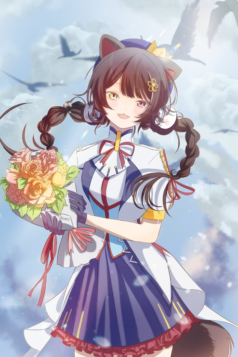 otto0712_'s tweet photo. 体調が悪くて残念なんですが、とこちゃんと一緒に誕生日の瞬間を迎えられそうにありません；；
でも、お祝いのイラストを先に描いたので送りますね！
お誕生日おめでと���！
※日本語が本当下手、もし変な表現があったらごめんなさいorz
#とこばくたん2026 #いぬいらすと https://t.co/P8dF73iogq