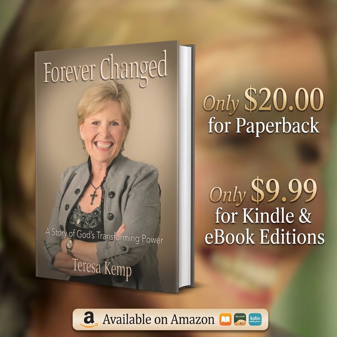 ForeverChngd's tweet photo. Get your copy of Teresa Kemp's transformative book. "Forever Changed" is yours for only $20.00 for Paperback 📙 and ONLY $9.99 for Kindle 📱 eBook Editions! Get it TODAY: https://t.co/SYAl8gWvgX #ForeverChanged #TeresaKemp #Bestseller #smile #bookclub https://t.co/HBa4hAcexa