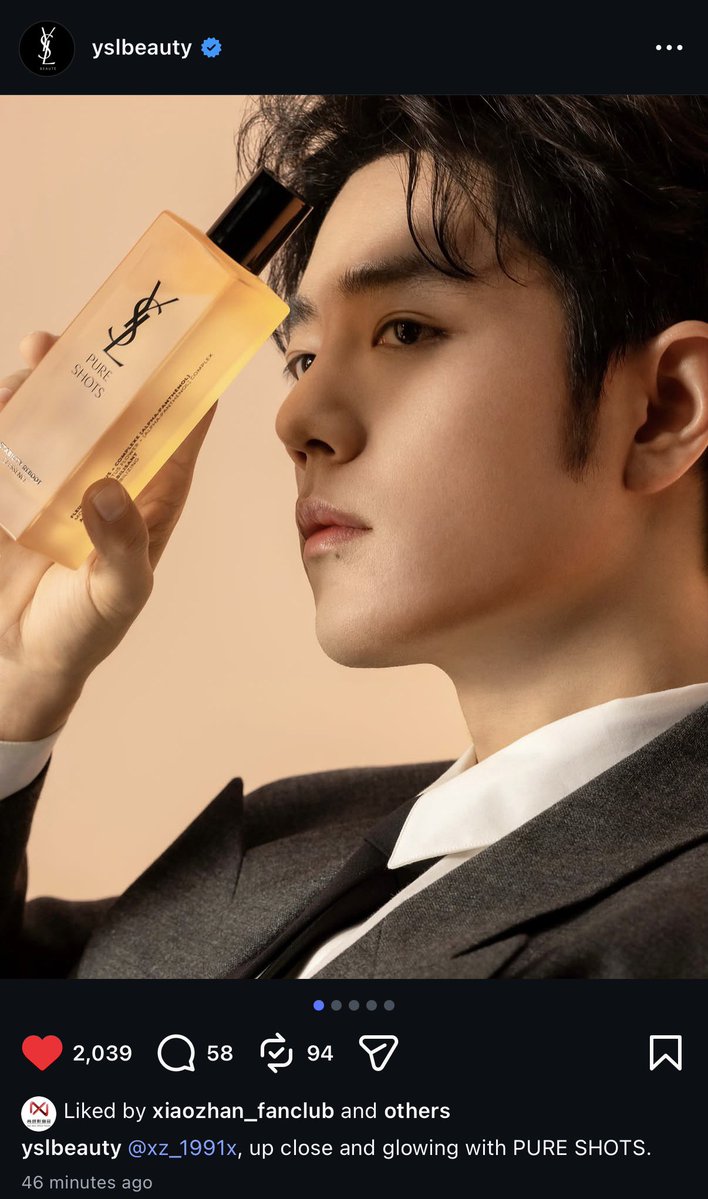 KTZZXZGG's tweet photo. คนที่เปิดไอจีไว้ให้แบรนด์แท็กหาที่แท้จริง

YSL Beauty IG
🔗 https://t.co/SE67fxPR6M

#XiaoZhanxYSLBeauty 
#XiaoZhan https://t.co/X6jmtd13fC
