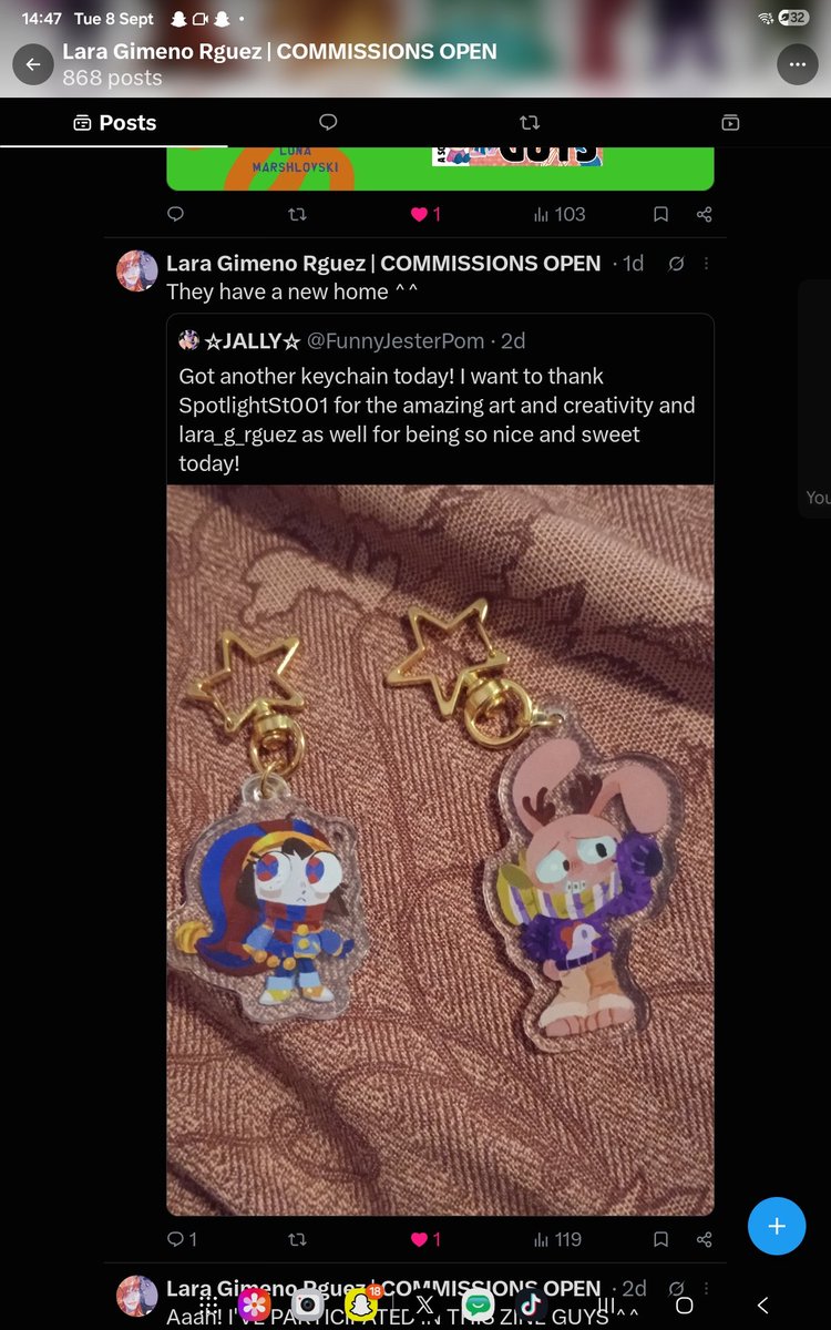 FunnyJesterPom's tweet photo. She mentioned mee 🥹 tsysm,@lara_g_rguez ! https://t.co/KXLSuWbbe7