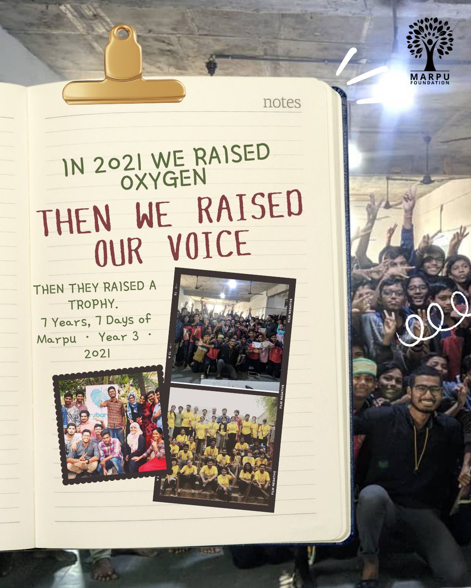 marpufoundation's tweet photo. Marpu Foundation in 2021: how a student-led NGO in Hyderabad fought the second wave and returned to the planet in one year.

#MarpuFoundation #NGOInHyderabad #SankalpTaraAward #VolunteerFirstCSR #7Years7DaysOfMarpu https://t.co/AMvU7dy98p