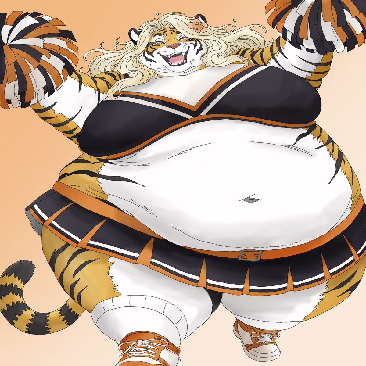 Peken1223's tweet photo. A chubby cheerleader
high school girl tiger 🐅

#ssbbw
#furry https://t.co/JV6fhAHZem
