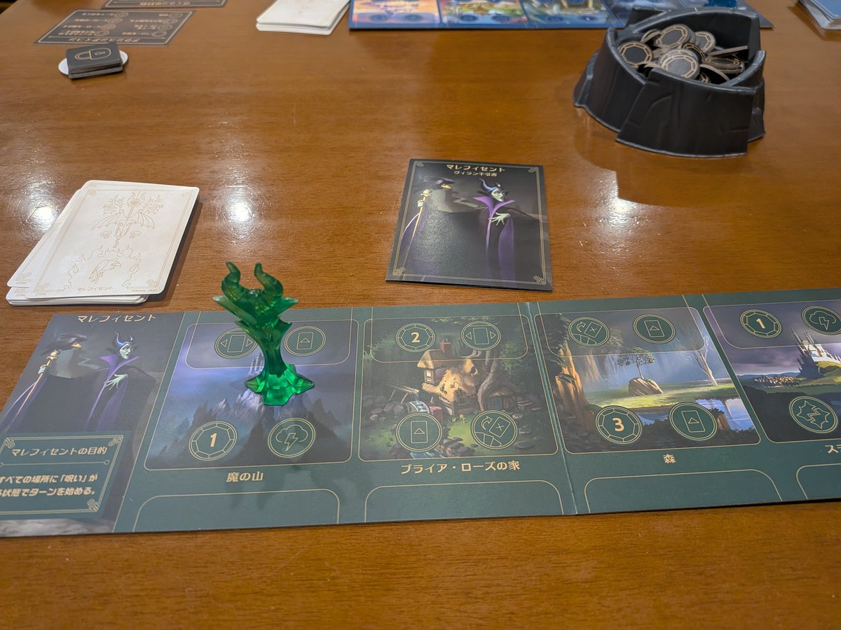 kazu_board2023's tweet photo. ディズニーヴィランズ(🆕)
ずっと気になっていたゲーム。アイコン処理とかTCG的な要素があるので、誰でも受けるわけではないがディズニー好き×TCGが好きな人には絶対刺さるゲームだと感じた。
コンポーネントの豪華さ、世界観の作り込みは流石だなと感じたよい作品でした
#BRESPI https://t.co/qrLWplNW4a