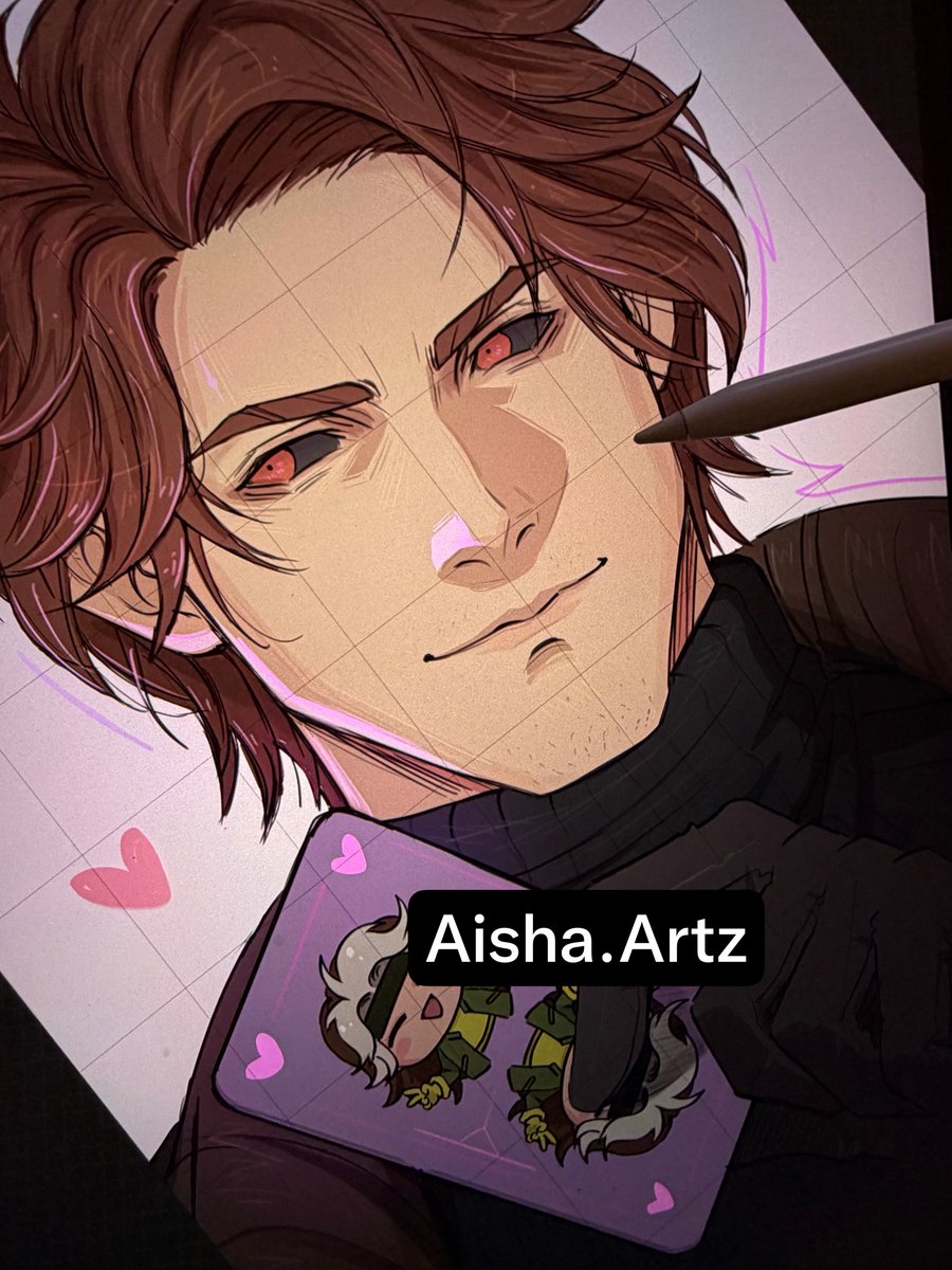 ArtzAisha's tweet photo. Wip 🚧 #rogueandgambit #MarvelRivals https://t.co/yoePx0eBr1