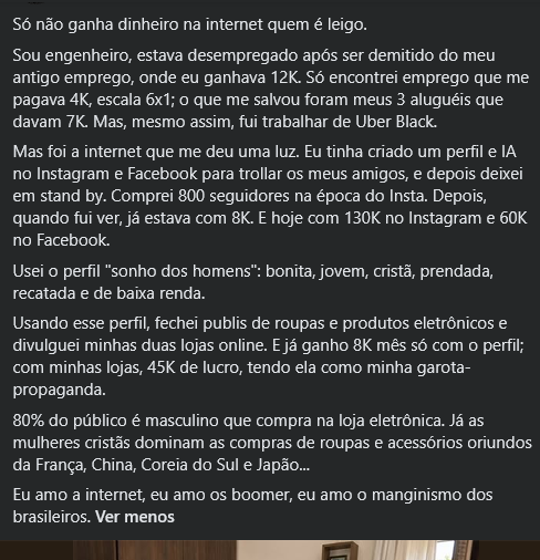 RosbifesTalk's tweet photo. #RedNews
Pelo visto, todo trabalho intelectual e de entretenimento serão engolidos pela IA nos próximos anos: Advogado, influenciador, psicólogo, contador, professor, arquiteto, administrador etc...
A leva do trabalho manual, tbm será engolida. A China já mostra isso. https://t.co/vMnisTWvQO