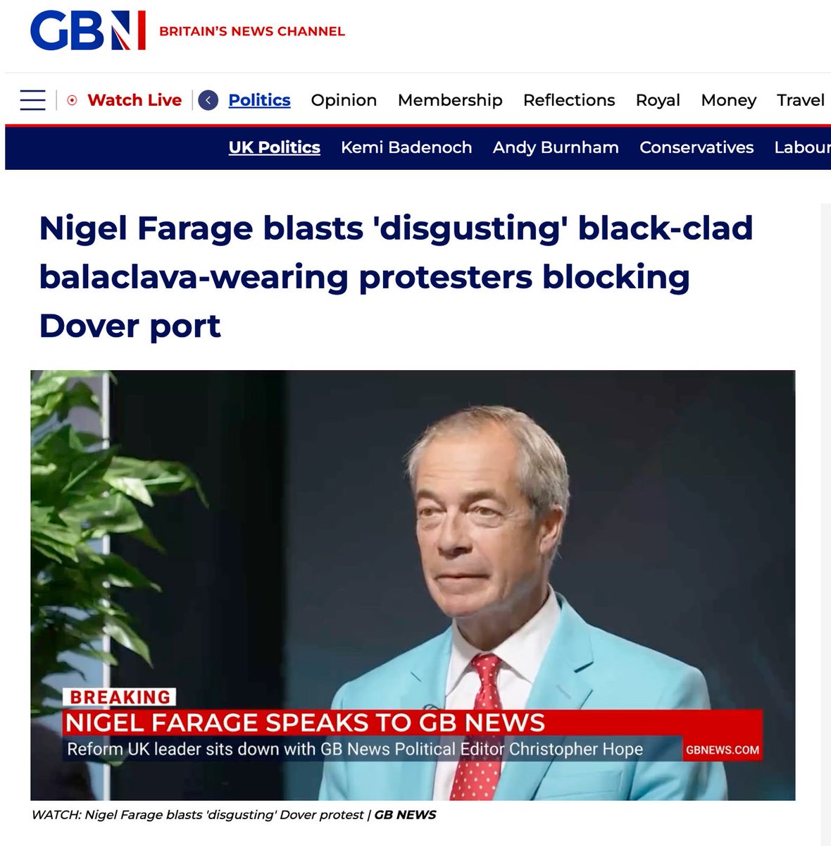 KemiBadenoch's tweet photo. Yusuf's performative outrage is fooling no one. Nigel Farage himself called these protesters ‘disgusting’. The truth is he’s arguing with his own leader, using me as cover as he tries to outflank Farage. This is a Reform power struggle, not a serious argument about Britain’s borders.

While Reform are mired in scandal and turning on each other, the Conservatives are putting Andy Burnham under pressure over what he's doing on the economy, the cost of living, welfare and national security. We’re also setting out how we will fund defence properly, cut taxes, take back our streets, stop the boats and restore control.

Reform can spend its time fighting over who gets to lead Reform. I’m only interested in Getting Britain Working again.
