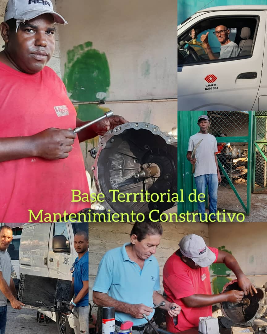 SucursalCIMEXPR's tweet photo. Detrás de cada solución que nos facilita el día hay manos incansables que desafían las visicitudes de la cotidianidad. Los trabajadores de la Base Territorial de Mantenimiento constituyen héroes anónimos que, con ingenio y esfuerzo, transforman las complejidades en oportunidades https://t.co/qLRm8xQY2B