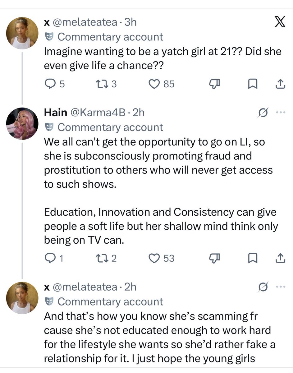 jlvsalce's tweet photo. after latching on to aniya they’ve decided larp as melanie fans 😭 these nigerian aunties are so pathetic bruh it’s laughable https://t.co/ozzzEUtLX7
