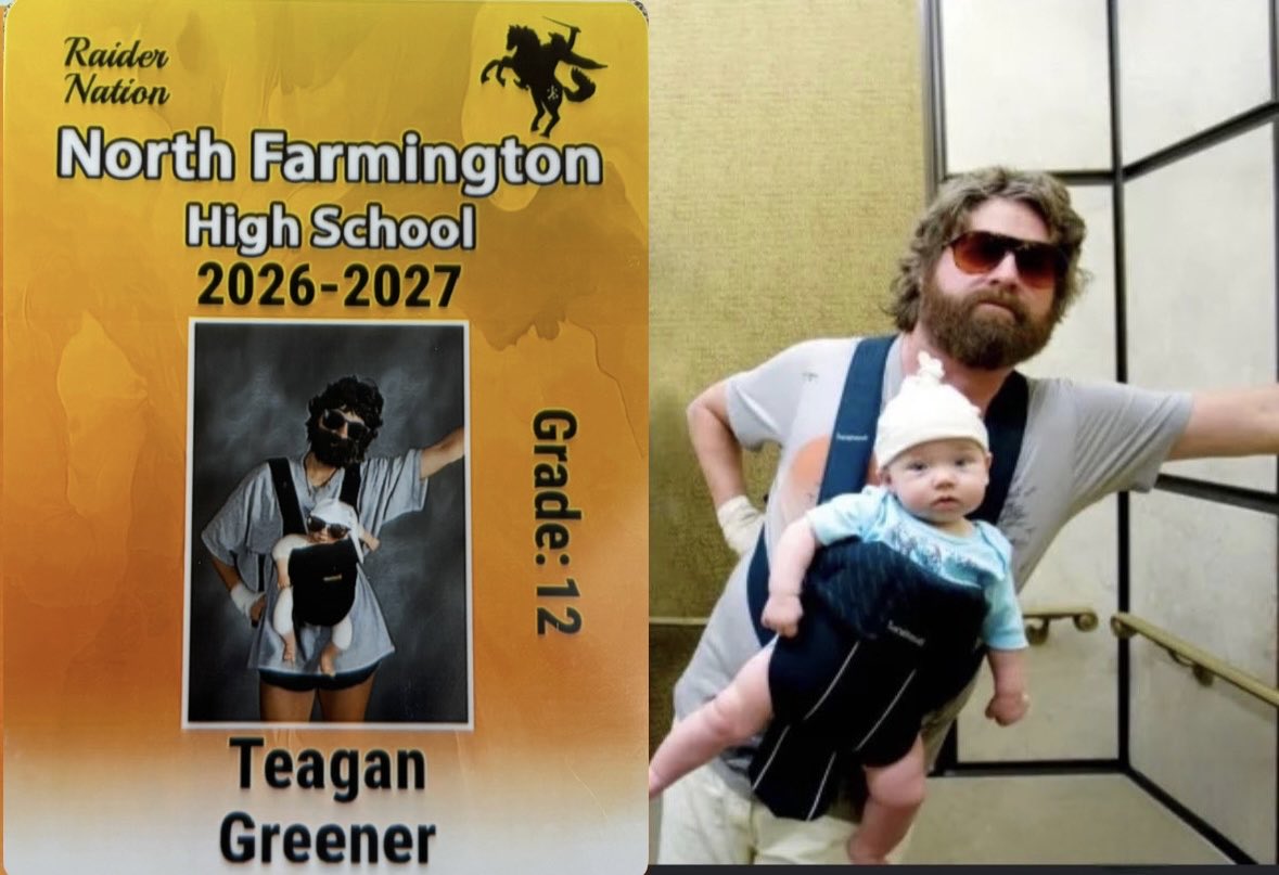 teagangreener's tweet photo. #NFID27 #thehangover “who’s f*cking baby is that?” https://t.co/JuCyhMKZLK