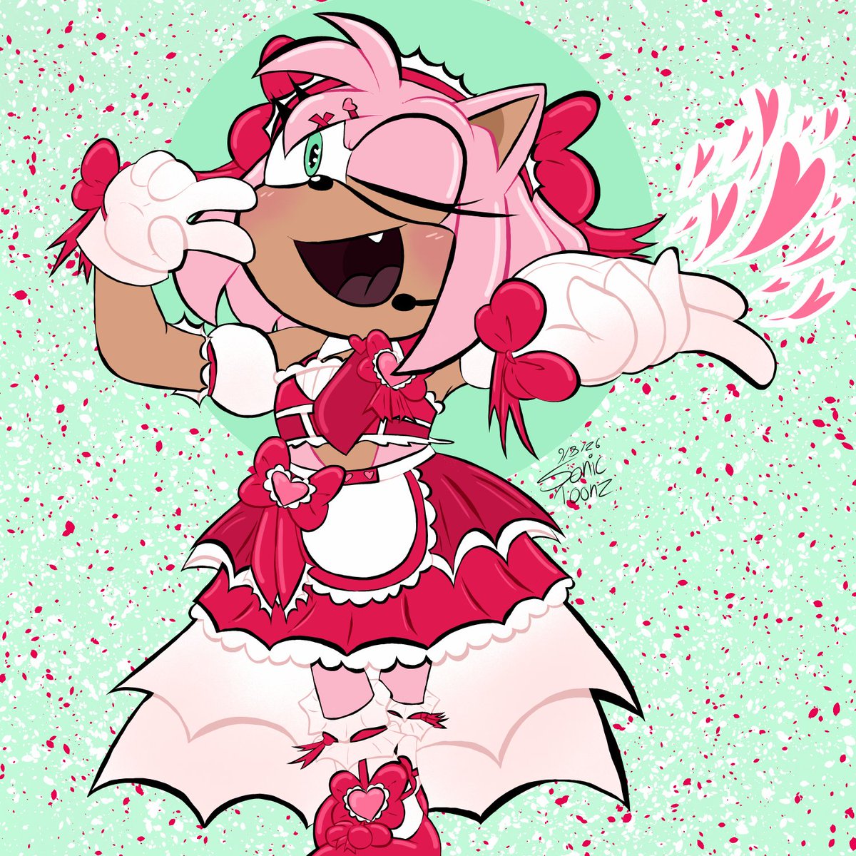 HeroicToonz's tweet photo. this was such a cute design of course i had to try my hand at it 

#sth #sonicthehedgehogㅤㅤㅤ #amyrose #art #fanart #digitalartㅤㅤㅤㅤ https://t.co/a8lZP0S0bB