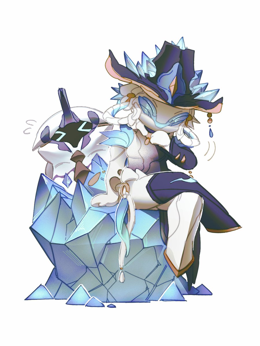 4MORI4N's tweet photo. 🧊 #warframefanart https://t.co/P2qEZloMq4