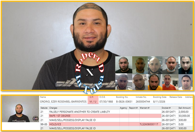 RobertDinTulsa's tweet photo. Illegals in Tulsa & Sex Crimes:
· Ezer Rosembel-Barrientos Ororio
· 1st Degree Rape in Tulsa County
· Born in San Juan Mazatlán, Oaxaca, Mexico
· ICE has dealt with him at least 10 times but that doesn’t equate to at least 10 deportations
· Father: Abel Barrientos Gaytan
· Mother: Juana Maria Osorio Hernandez

You might’ve seen this one in your feed but let’s play the One-Up game.💥Who else found his birth certificate?  Image 2

If you want to see how ridiculous our justice system is regarding this illegal, then read this https://t.co/vXKaVzmLlS.

Illegals in Tulsa Posts in reverse order → https://t.co/f4XD3XUuH0

Sex Crimes posts in descending order → https://t.co/sWncjkbqJ7