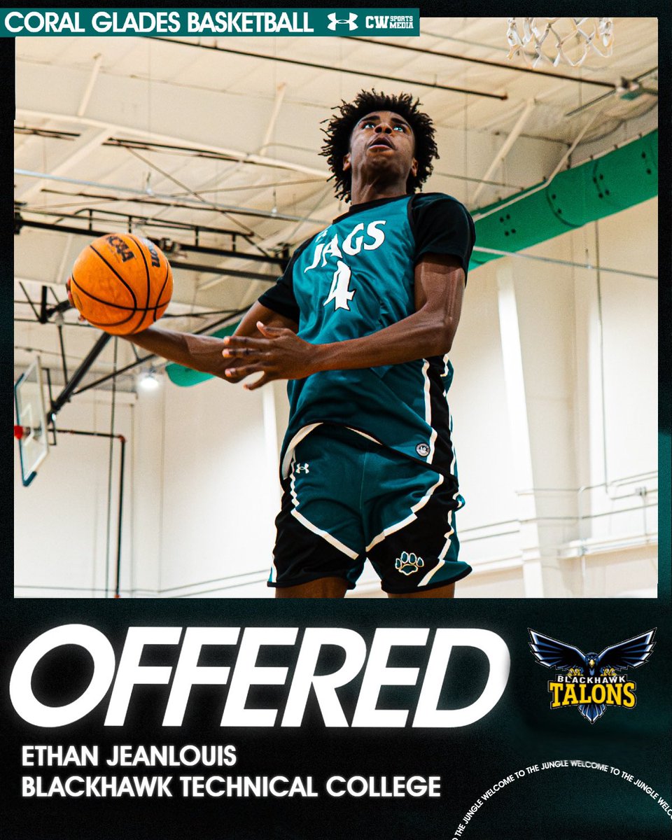 cghs_jags_hoops's tweet photo. We would like everyone to join in on congratulating ‘27 Ethan Jeanlouis @itsEthanjl on receiving his 7th official offer from Blackhawk Technical College! Thank you Coach Amor for believing in our guy!
#DoItForStanley #TougherTogether #WEoverME #Culture #Family https://t.co/s0yKlWWdyv