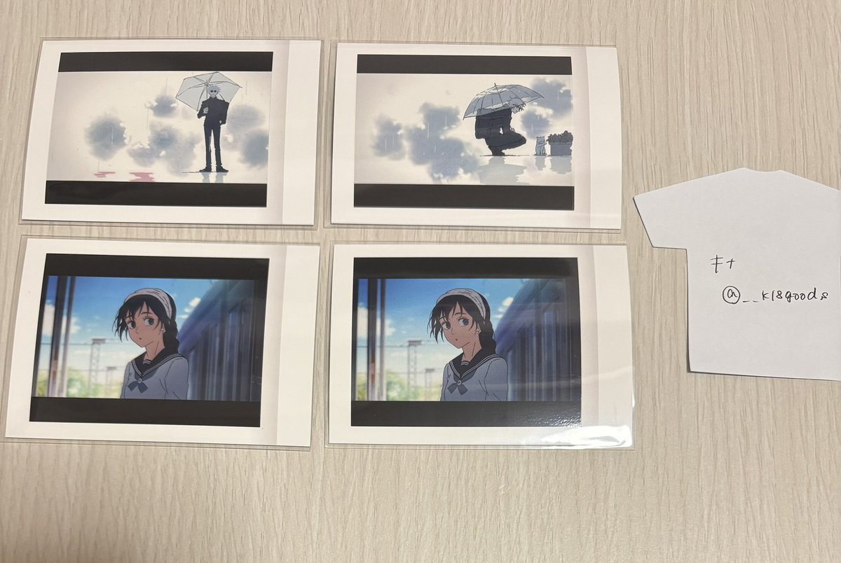 __k18goods's tweet photo. 【 交換 】呪術廻戦 懐玉玉折 OP ED パシャこれ カード

𖤐 譲 五条 〇天内

𖤐 求 2枚目 夏油 集合

〇含むお取引希望です
郵送または平日秋葉原〜東京駅手渡し

よろしくお願いいたします🍀 https://t.co/e4kmr35Iby