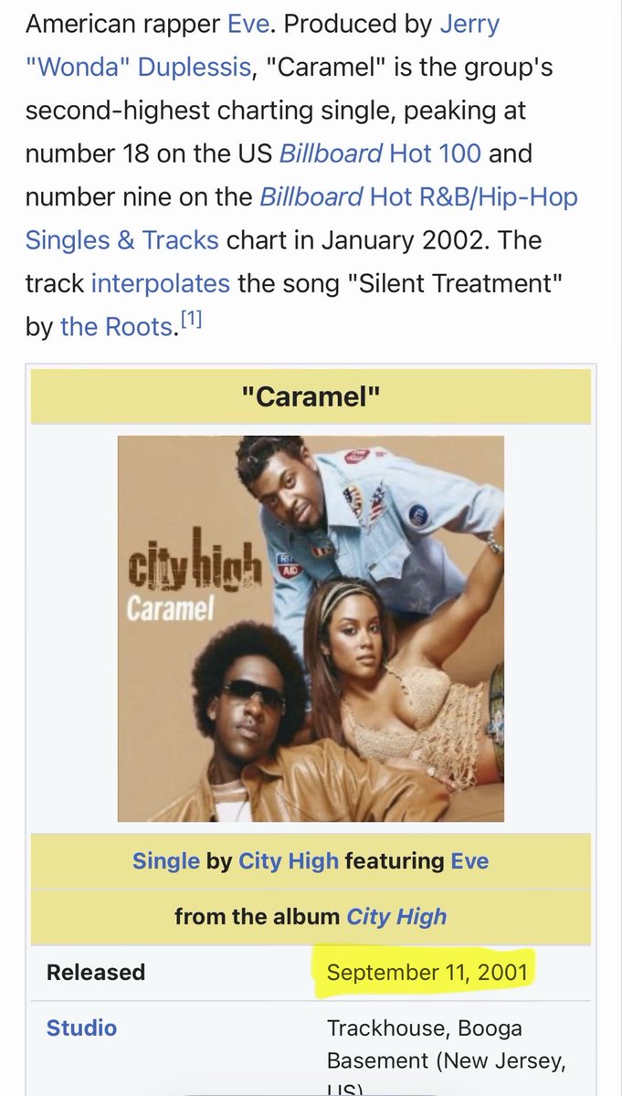 WolfofWoosterSt's tweet photo. City High featuring Eve - “Caramel” is one of the last music videos I distinctly remember featuring the World Trade Center playing in rotation on MTV/BET before September 11th. https://t.co/ApPbLrv6mV