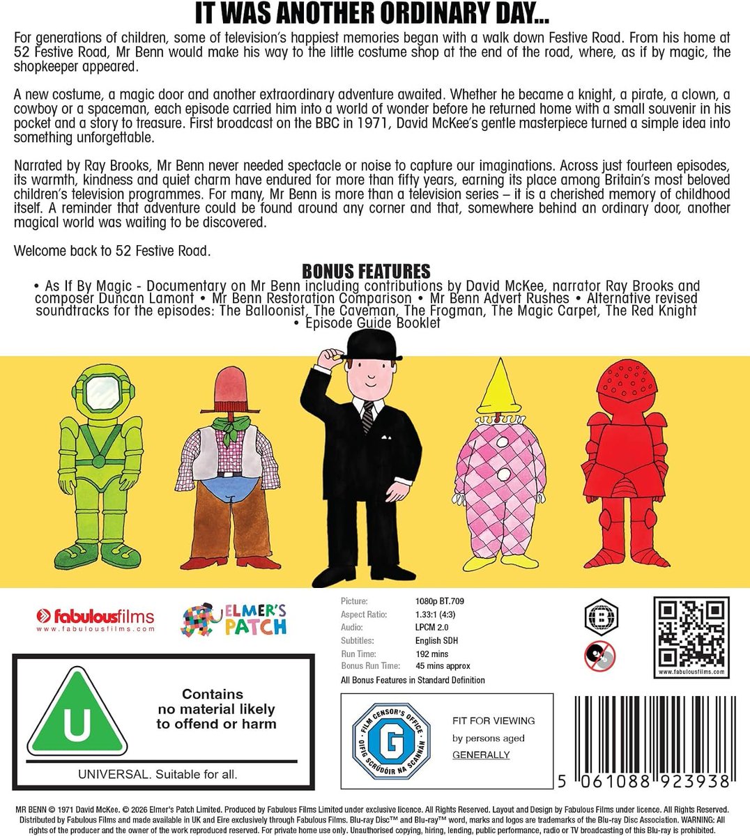 JordanCarp3nt3r's tweet photo. The iconic British Animated Series - Mr Benn - has surprisingly been announced for Physical 4K UHD along with making it's debut on Blu-ray on 26th October 

Both releases will include all 13 original episodes plus the 2005 14th Episode.

@UltraHDBluray #CelebratePhysicalMedia https://t.co/qb8bN5nMuE