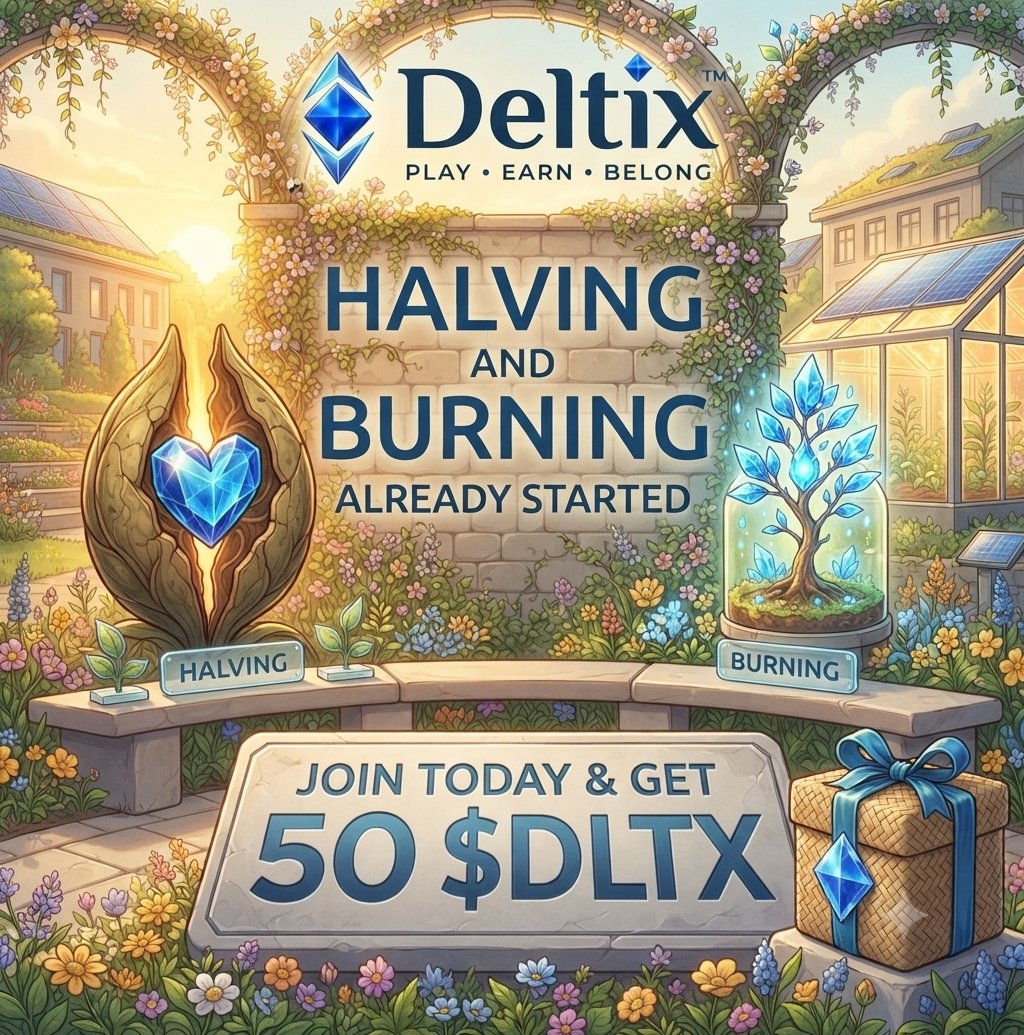 muhfarooq1980's tweet photo. $DLTX HALVING+BURNING= ALREADY STARTED.
Deltix is building while the community grows๐
โ๏ธ Halving reduces issuance
๐ฅ Burning removes $DLTX
๐ฎ Play & Earn
โก Earn
๐ P2P
๐ณ๏ธ DAO
๐ Leaderboards
40,000+ users & counting
Join today & get 50 $DLTX.
#Deltix #DLTX #DeltixNetwork https://t.co/oNEIyLIPCk