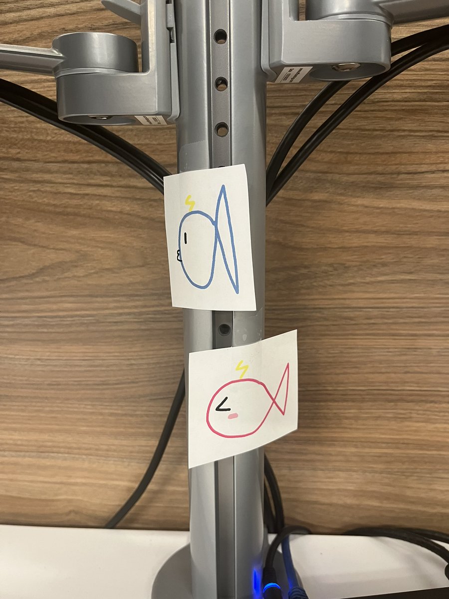 MazdaEnjoyer_'s tweet photo. I fucked around and printed both of them to keep on my desk at work. Idk if #rinkstart or #rinkaku is the right tag for this so it's getting both 👍 https://t.co/wFF3apkbrU