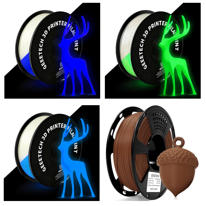 3dpdeals's tweet photo. $13.79-$14.99  GEEETECH Glow in The Dark PLA and Matte PLA
https://t.co/G4FqVxaiJj

#ad #afflink https://t.co/OIaLbgaA2U