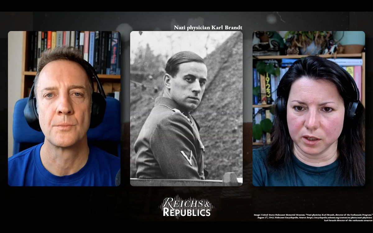 hoyer_kat's tweet photo. This week, we turn to a dark and difficult subject: Aktion T4, Nazi Germany's mass murder of disabled people. We discuss the programme's origins, how much ordinary people knew, and why German post-war engagement with it was astonishingly slow.
Reichs &amp; Republics E26 is out now. https://t.co/miEaZLOl8k