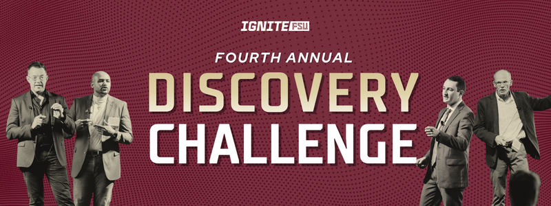 FSUResearch's tweet photo. Discovery Challenge returns this October! 

🦈 Check out exciting startups with @FloridaState-licensed technology as they compete in a Shark Tank-style pitch competition for up to $100,000 in prizes.

🗳️ Audience members can pick the company they think can go the distance with an Audience Choice award.

📅 3-5 p.m., Oct. 21 at @FSUWertheim

Register here ➡️ https://t.co/s5AK1LwYEO

@IGNITEFSU | #FSUDiscoveryDays