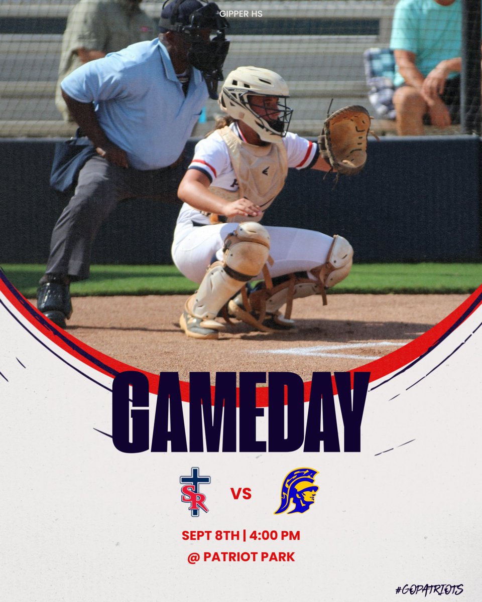 SRCS_Patriots's tweet photo. It's Game Day!!! The Varsity and Middle School softball teams are hosting the Tattnall Square Lady Trojans today at Patriot Park. 1st pitch is set for 4:00...see you there!

#WeAreStrongRock #GoPatriots https://t.co/8n3yHIMJeq