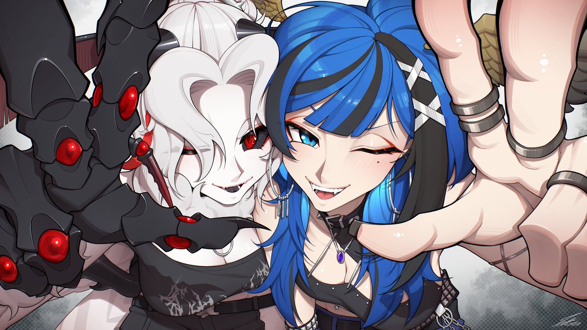 Tettora_Draws's tweet photo. Commission - リクエスト
Lyra Calyptra and Isaa Corva - VTuber https://t.co/mF5FrhS48a