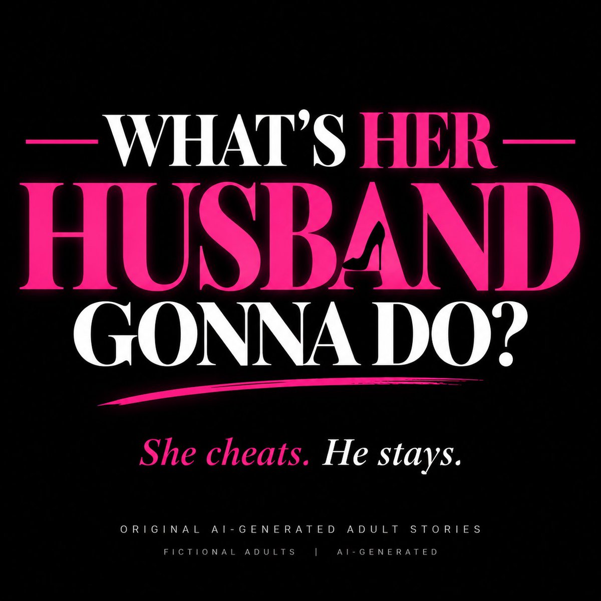 WifeMakesRules's tweet photo. Welcome to What’s Her Husband Gonna Do?

Original AI-generated adult videos about women who make their own rules.

She cheats. He stays. https://t.co/PTyYGniE4a