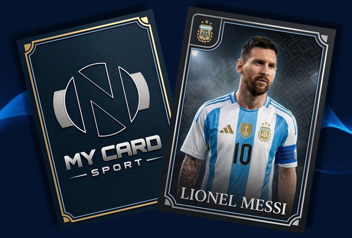 MyCard_Sport's tweet photo. Unveiling Our First-Ever LEGENDARY SERIES CARD.

LIONEL ANDRÉS MESSI — closing out one of football's greatest figure
 📊 207 caps
⚽ 125 goals
🅰️ 68 assists
🏆 2022 World Cup champion
🏆 2021 &amp; 2024 Copa América
🌍 6 World Cups (2006–26)

More legends dropping soon!

#My_Card https://t.co/mQiopqsatQ