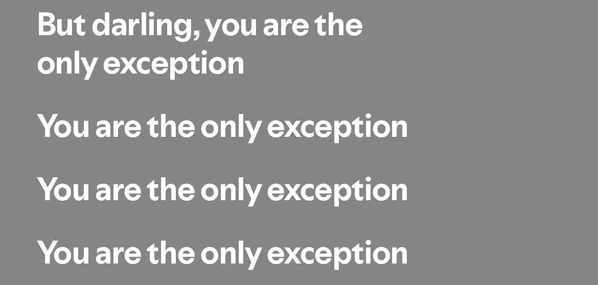 chooseUsforever's tweet photo. but you are, my first and only exception. https://t.co/OCV5S9ubUa