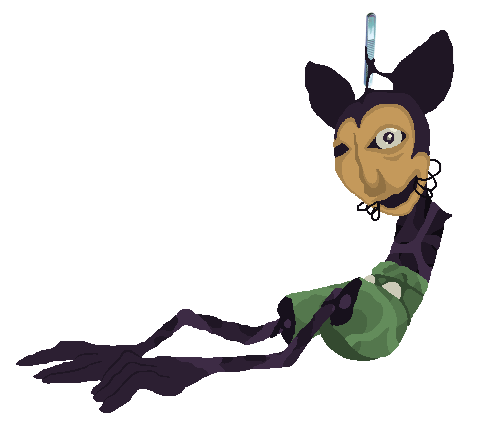 cube64_game's tweet photo. Chud son named "The Surgeon" or whatever he likes to call himself these days.... #fnati #theface #treasureisland #mickey #fnaf #art #fanart #face #greenmickey https://t.co/RARFRUDyy7