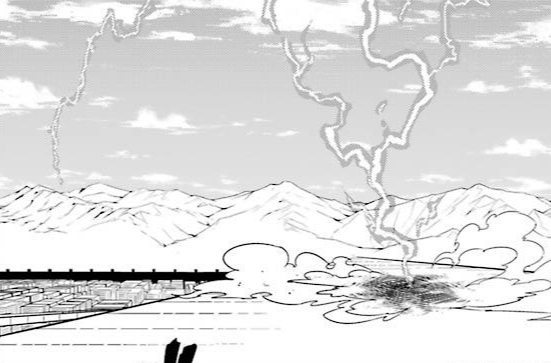galvanicideals's tweet photo. “ Yet you lack the will to take me by the neck yourself, for shame. 

Toodles, Resh! ” ✌️

In an arch of lightning, Zeal's already miles away! And has summoned a cloud above the other's head for a small shower. 🌧️ https://t.co/fJh141Sq04