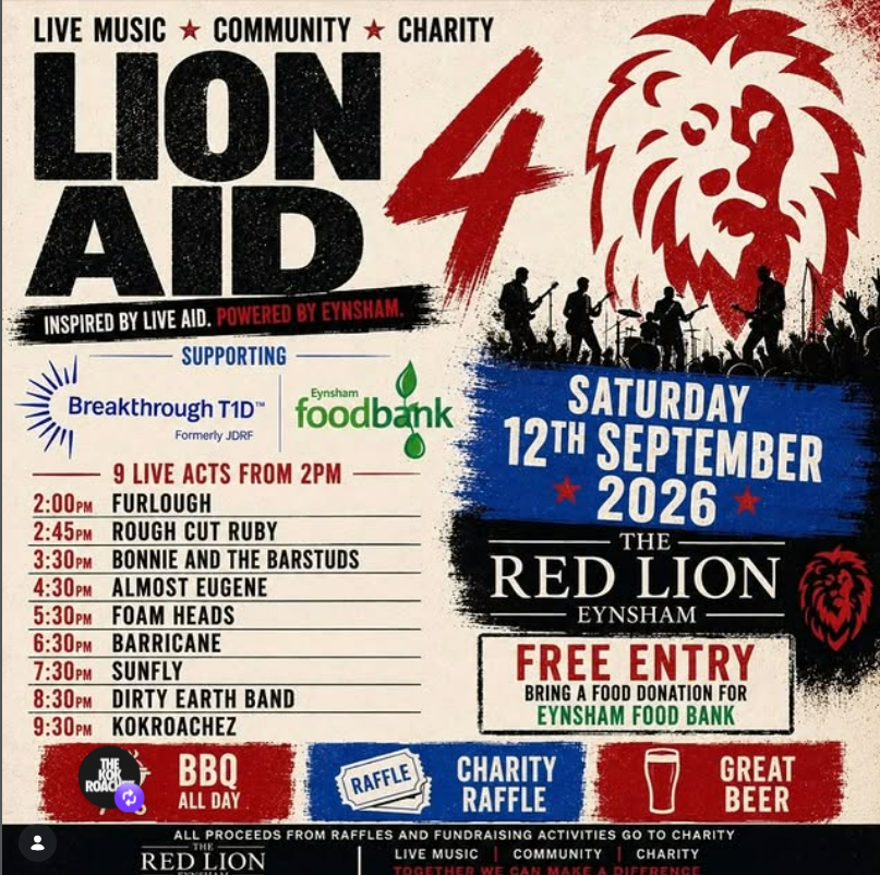 FoamHeadsUK's tweet photo. This Saturday at The Red Lion, Eynsham
Double Charity event, music courtesy of Melting Pot radio. Wooooh Hoooo🔥🔥🔥🔥🔥 https://t.co/q08YD61n5k