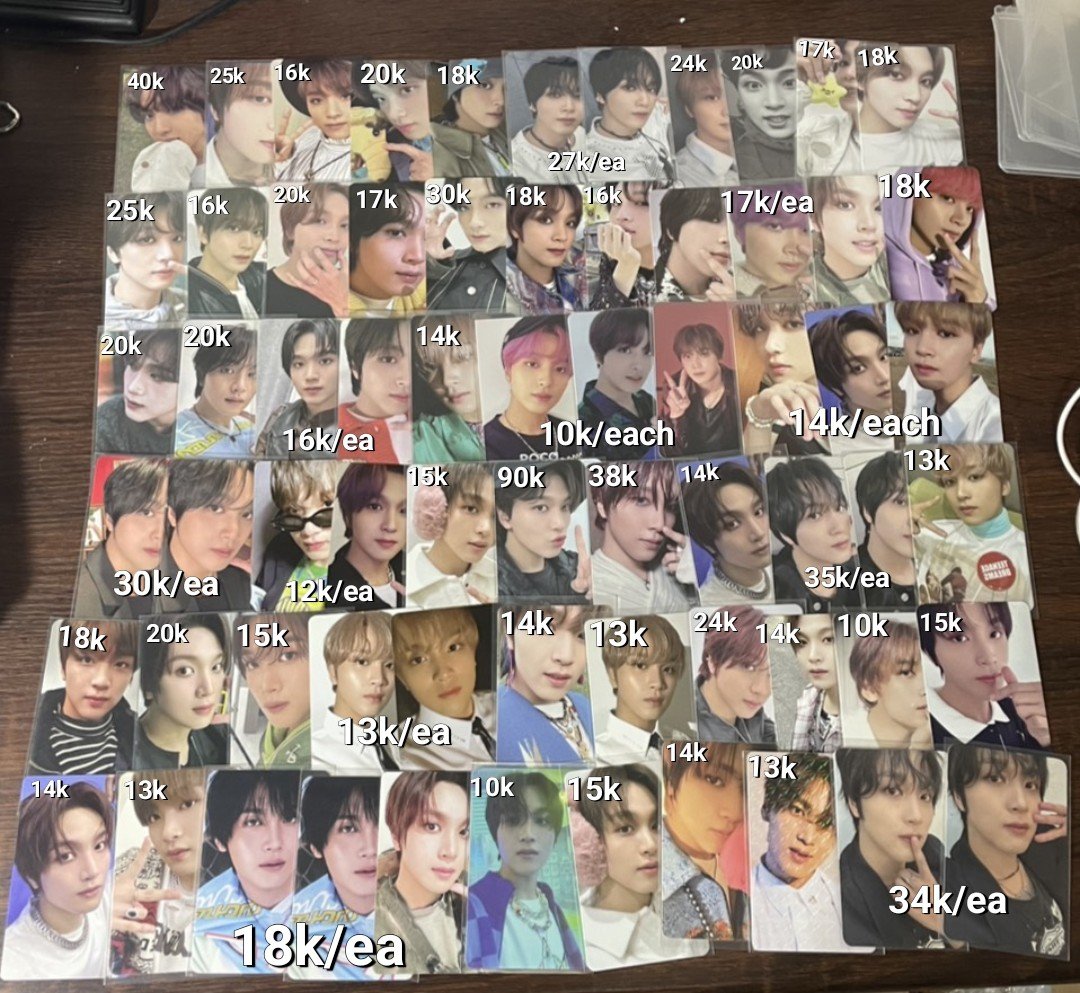 peiasthree's tweet photo. HELP RT PLZ

 🎀 CLEARANCE SALE AAB NCT & HEARTS2HEARTS 🎀

🏠 Depok
💸 min. take 100K
📦 BULK TAKE PRIORITY
⚡ FIRST PAY = FIRST GET
❌ pack (3k) + adm

‼️ JANGAN DIJADIKAN PATOKAN HARGA ‼️

NO CONDI (kalau ada damage akan diinfokan)

T. Wts AAB NCT Dream 127 Wish WayV hearts2hearts hatuha h2h jaehyun mark renjun jeno jaemin haechan a-na carmen lemon tang ian juun kkyuping gomdo lee
