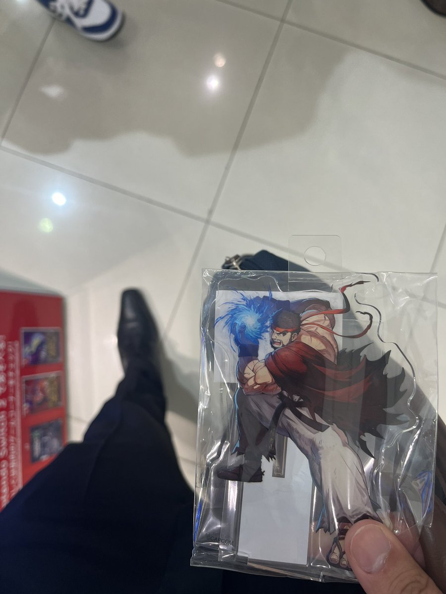poteeeeechi's tweet photo. 今日買ったリュウのアクスタ家に置くの楽しみだ
明日も頑張るぞ！ https://t.co/LfLaGqYVpn
