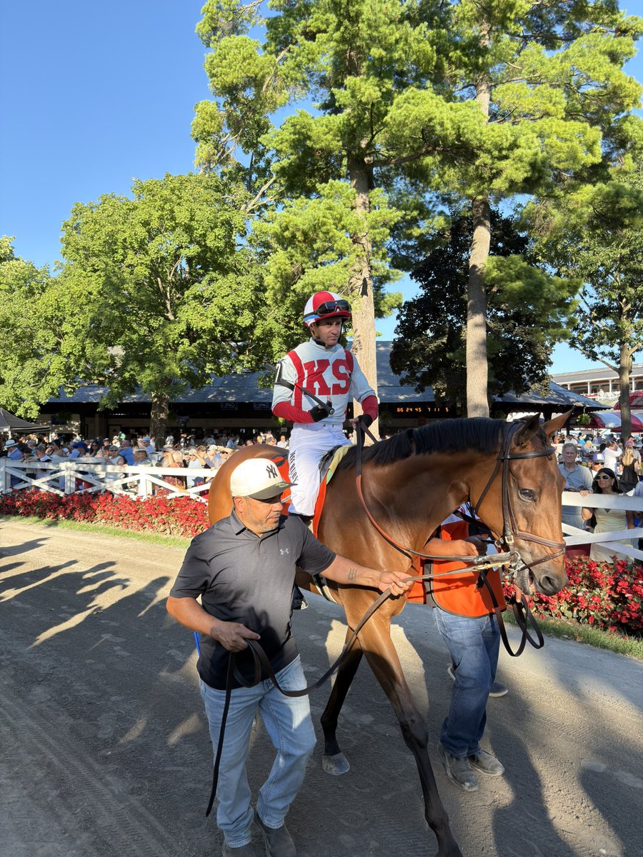 BobbyAtTheSpa's tweet photo. #Saratoga🎪 had an incredible meet for the equine athletes.

We complain about scratches, especially late ones, but there were no fatalities during racing this meet.

That’s worth recognizing.

Shoutout to the vets, NYRA &amp; everyone behind the scenes keeping horses safe. https://t.co/fEM8NtDZir