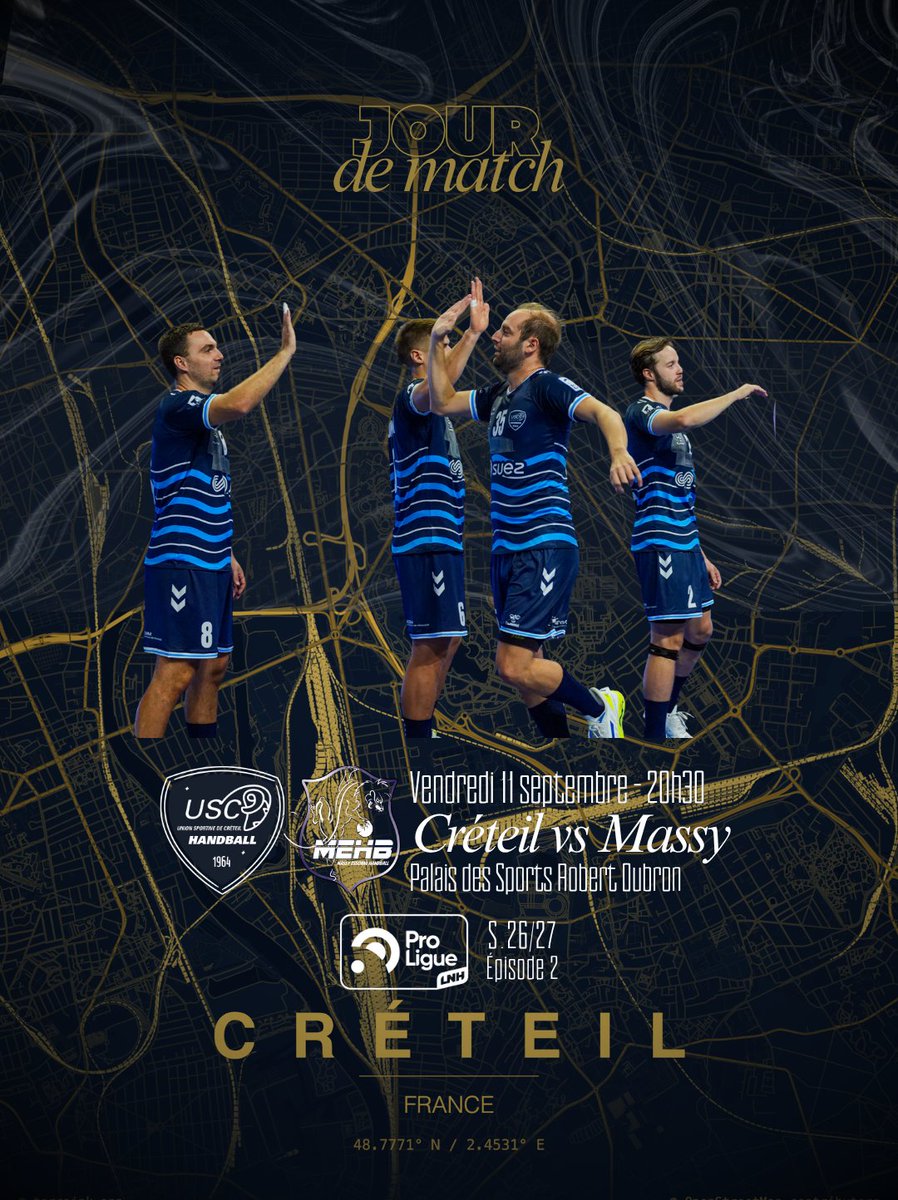 USCreteilHB's tweet photo. #Proligue
🆚 Massy
⏱️ 20h30
📍 Palais des sports Robert
🎟 Billetterie 👉 https://t.co/Tl8g39ckyq
#Belier #handball #creteil #identiteuschb https://t.co/KU3q7kaZLl