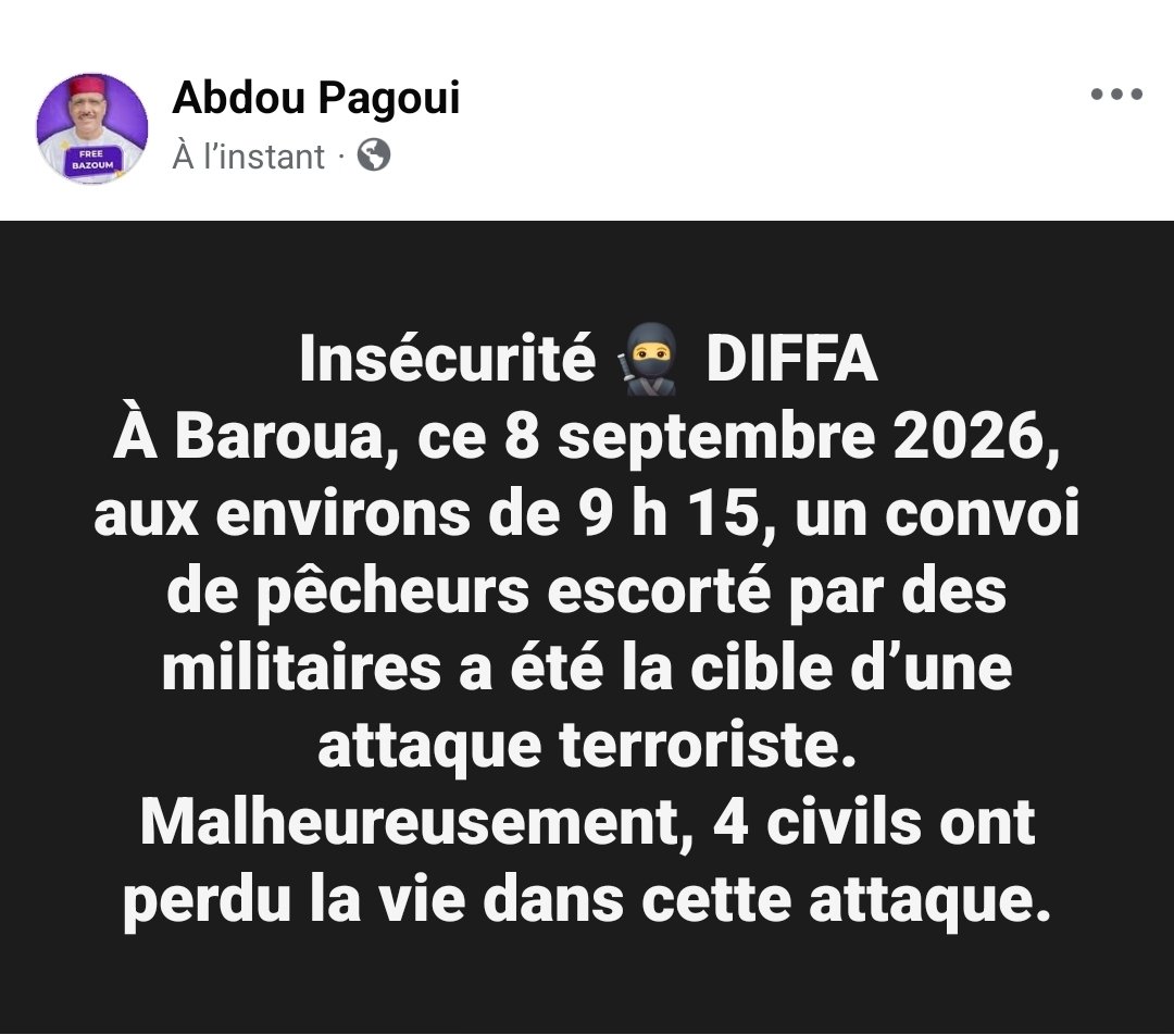 ighazer's tweet photo. #Niger đ„· #InsĂ©curitĂ© đ„· #DIFFA https://t.co/QbfX4jrw69