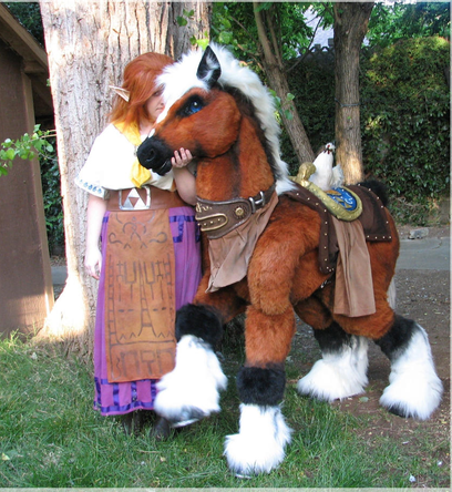 TheBeastcub's tweet photo. Now would be a great time to get my Ocarina of Time Epona cosplay out of storage and try to fix her up....
(She's 16 years old now and the jointed stilts were my first prototype and have become unstable, TBH fixing that alone is quite the task) https://t.co/9gsG62WWSh