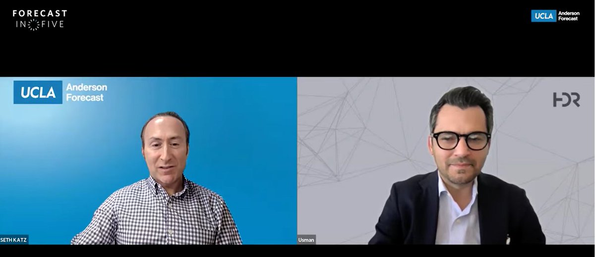 sethakatz's tweet photo. 🚨 Episode #92 of #UCLAForecast's FORECAST IN FIVE is officially live!
I am pleased to share this conversation with Usman Tariq, SVP & Regional Director - Western US, Asia Pacific & Middle East, @HDR_Inc.
🎥👇 Watch the full episode below!
➡️https://t.co/3yoQwswdUE https://t.co/NzDfKt2IeW