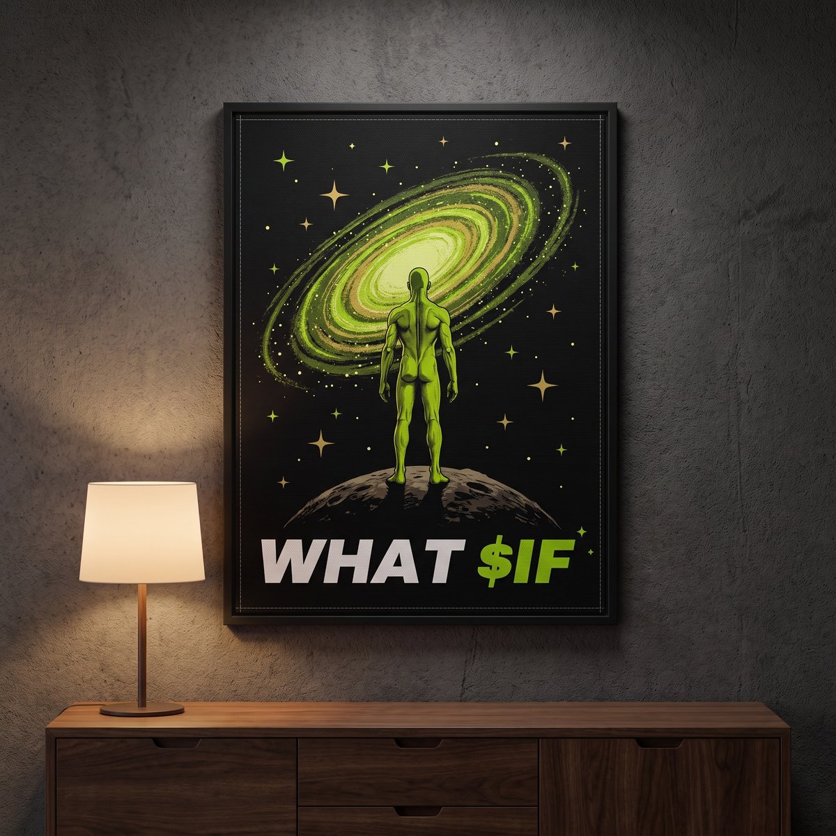 WhatIFonHOOD's tweet photo. What if we made this real? 👀

$IF merch. Beanies. Tees. Hoodies. Posters.

From the timeline to the real world.

Would you wear it? https://t.co/jXNNhFbRR4