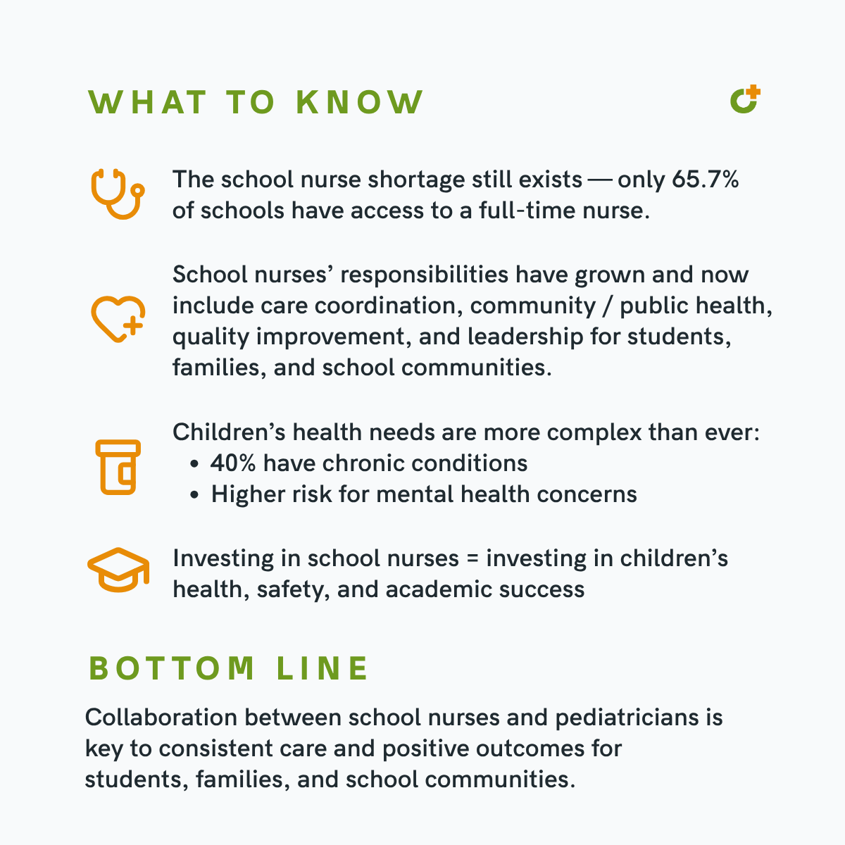 SchoolDoc's tweet photo. The @AmerAcadPeds released a new statement about the importance of collaboration between pediatricians &amp; school nurses. As a company founded by a pediatrician, we couldn't agree more. When we work together to keep students safe &amp; healthy, everyone wins. 🫶 https://t.co/xzWfTrm9uc https://t.co/Q2bQ92HzKM