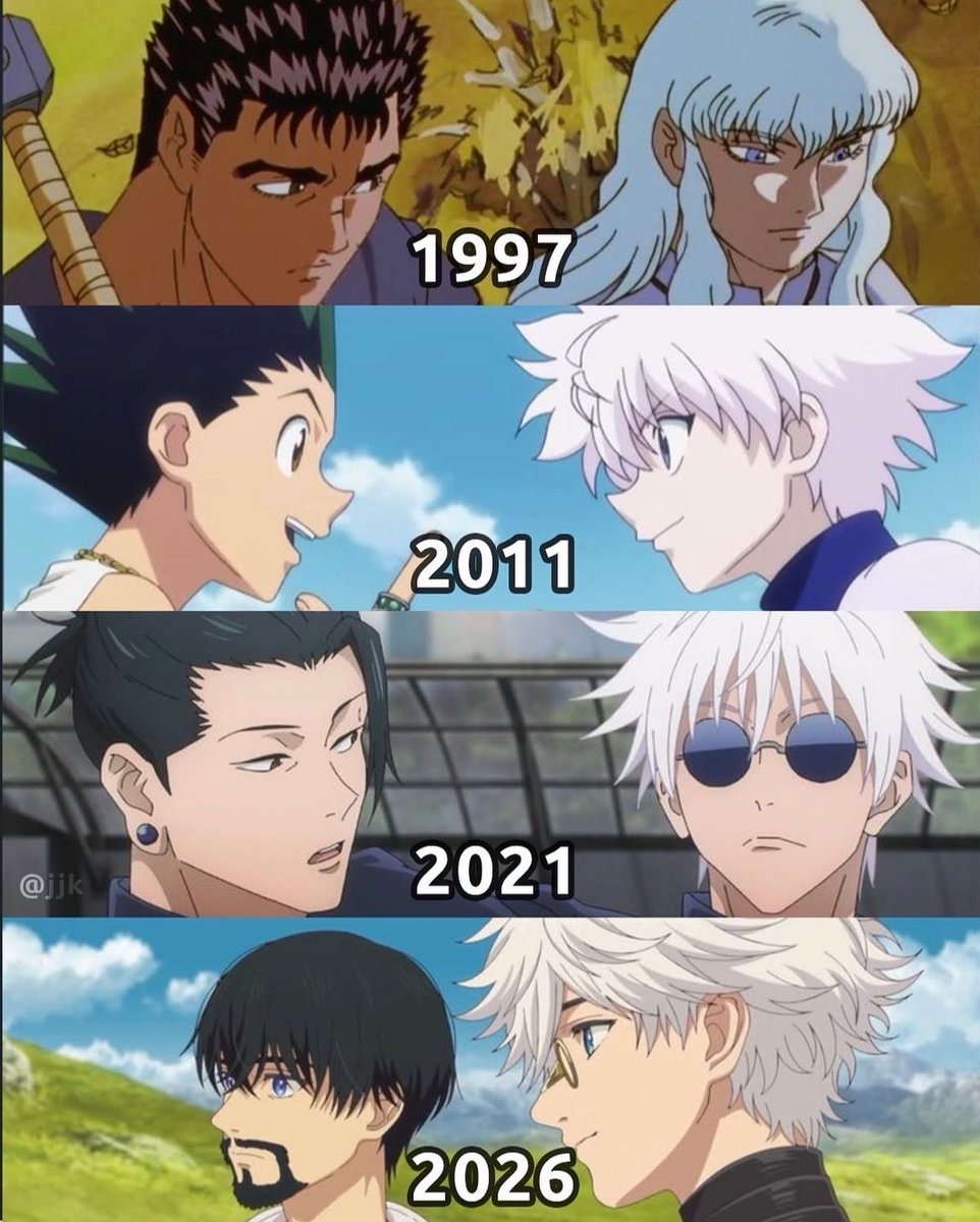 anime_shots's tweet photo. Black x White hair duos https://t.co/w1LIOezyvH