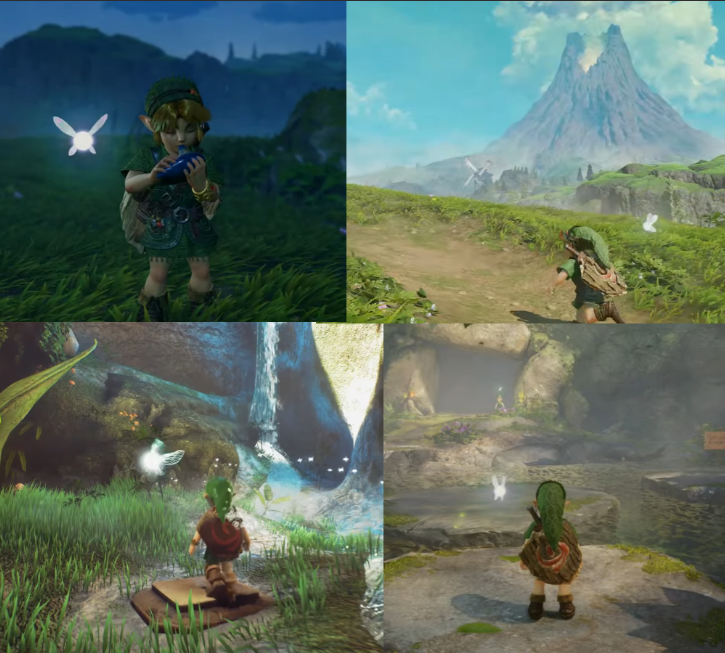 Iifelez's tweet photo. One of these is the Unreal Engine remake. https://t.co/0c8GBK4KDM